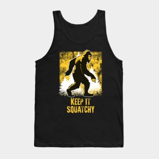 Bigfoot Yeti Keep it Squatchy Tank Top